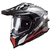 LS2 Helmets Explorer Carbon Adventure Helmet Frontier Matte Titanium Large - Image 2