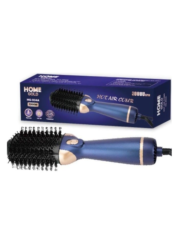 3-in-1 Hair Dryer Brush 1200W - Modern Design for Fast Styling and Drying of All Hair Types - Model 904A - Image 2