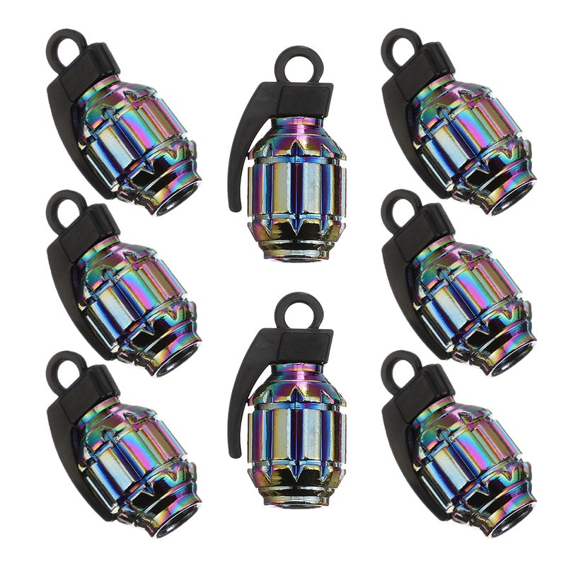 8pcs Car Tire Caps Motorcycle Tire Valves Stem Caps Tire Air Nozzle Caps Car Accessories - Image 3