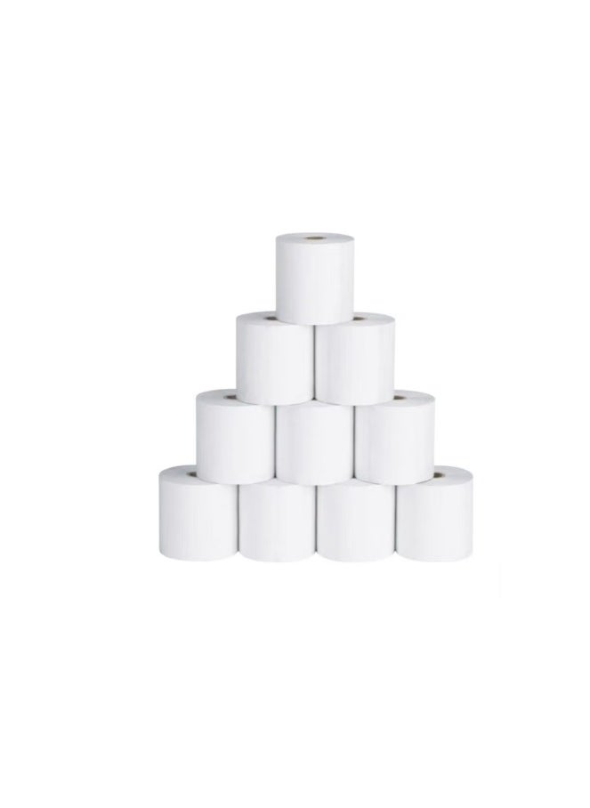 Terabyte 10 Rolls Thermal Printing Paper 80x50 Ideal for Hotels, Restaurants, Back Kitchens, Convenience Stores, and Front Desks  - Image 2
