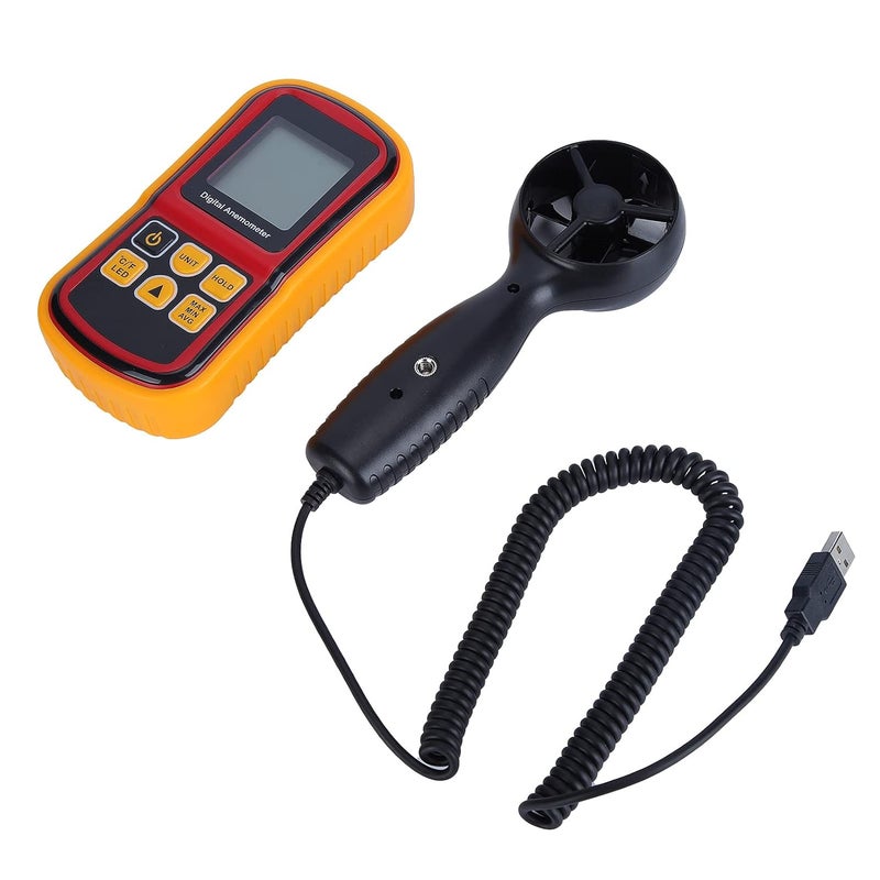 LCD Portable Anemometer Digital Wind Speed Meter Large Screen Multi Function Measurement - Image 4