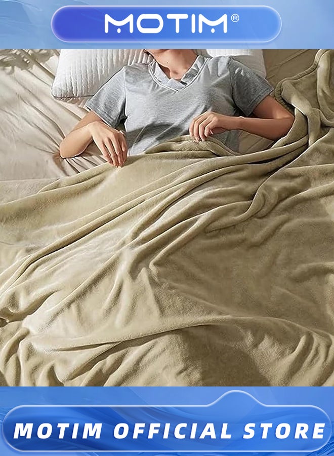 Motim Warm Throw Blanket Cozy Lightweight Blanket Soft Queen Blanket for Bed & Couch & Chair (150 * 200cm)  - Image 2