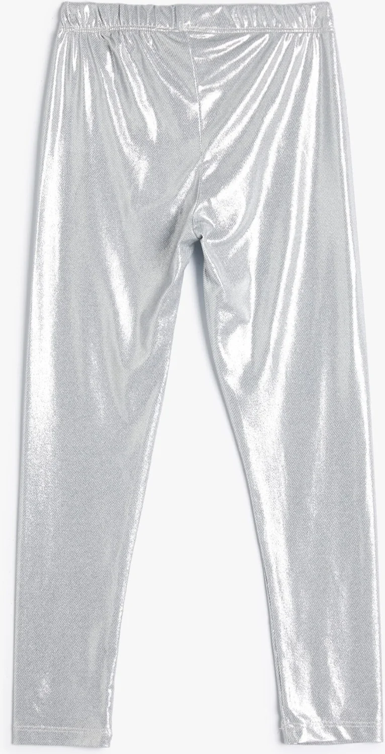 KOTON Shiny Tights with Elastic Waist