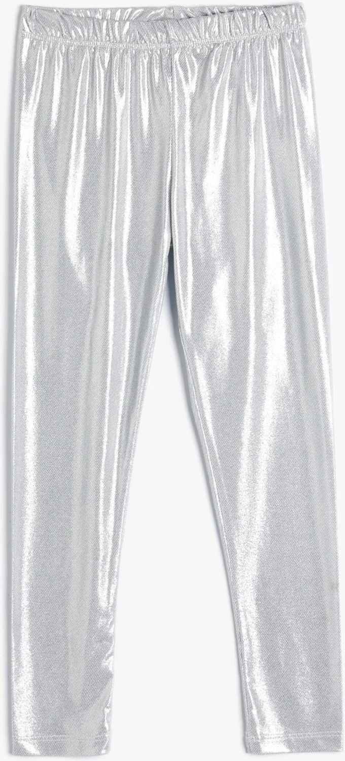 KOTON Shiny Tights with Elastic Waist