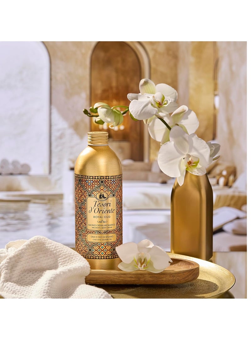 Tesori d'Oriente - Tesori d'Oriente: "Royal Oud Dello Yemen" Bath Cream with Yemen Royal Oud and Sesame Oil [ Italian Import ] - Image 1