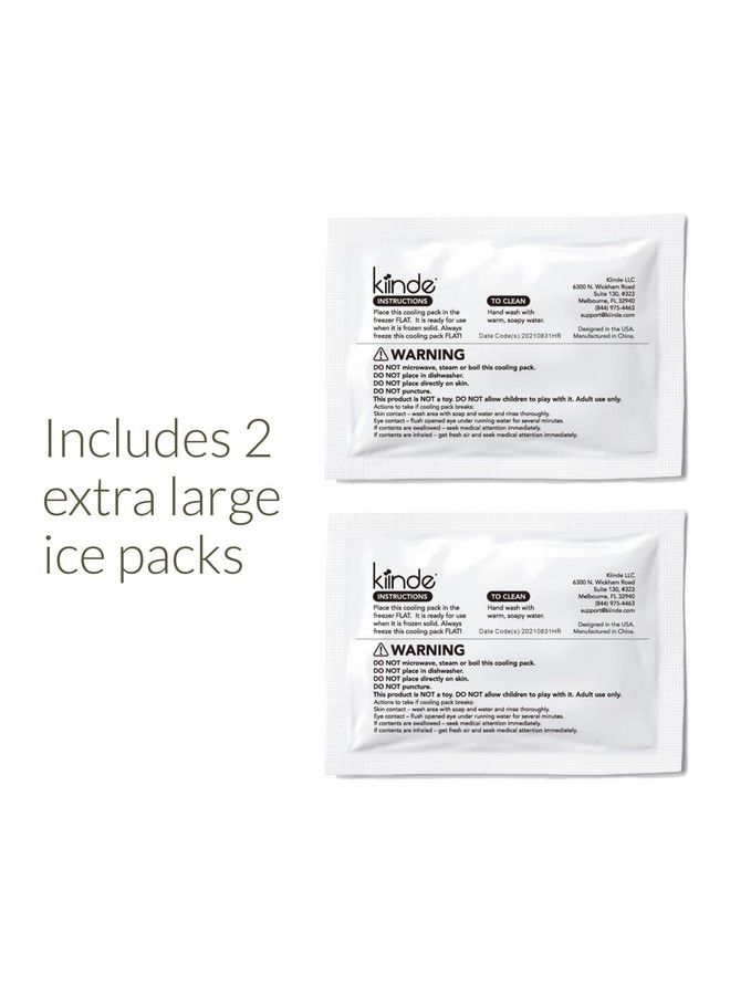 Kiinde Twist Breast Milk Cooler Storage Bag And Ice Pack Kit For Breastfeeding Moms Babies Toddlers Wipeable And Easy To Clean Unisex Design Lightweight And Compact  - Image 5
