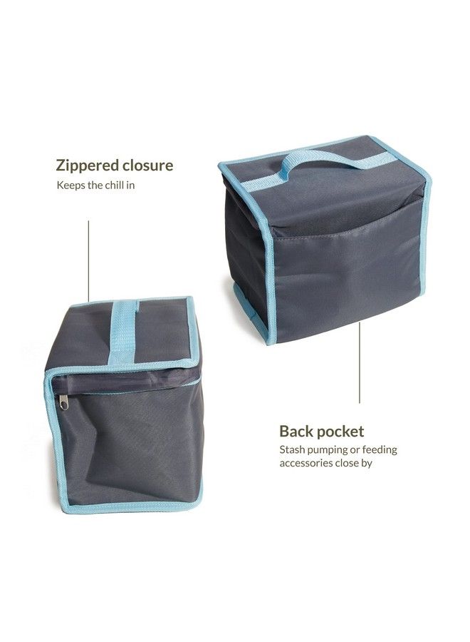 Kiinde Twist Breast Milk Cooler Storage Bag And Ice Pack Kit For Breastfeeding Moms Babies Toddlers Wipeable And Easy To Clean Unisex Design Lightweight And Compact  - Image 4