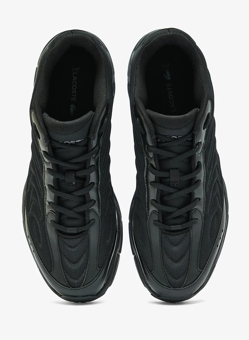 LACOSTE BLK/BLK Storm 96 2K Lite Low Top Athleisure Sneakers for Men | Best Price UAE