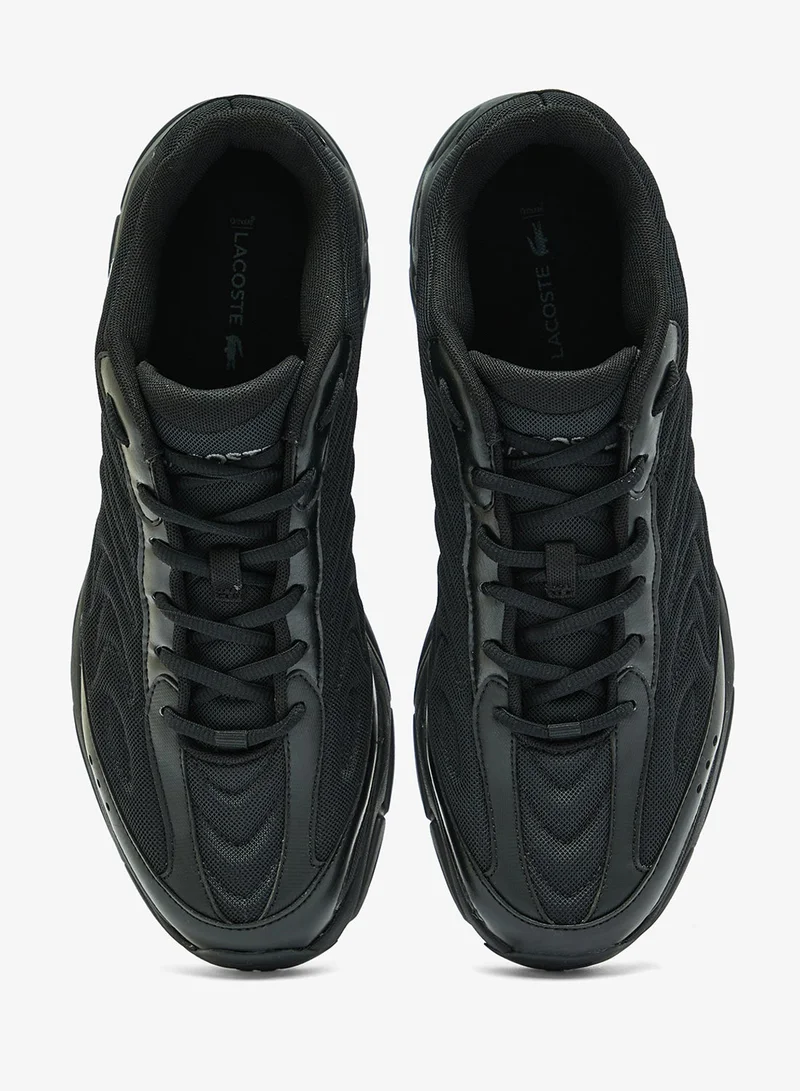 Lacoste BLK/BLK Storm 96 2K Lite Low Top Athleisure Sneakers for Men | Best Price UAE