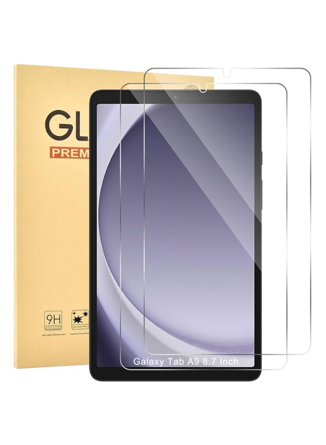 ناكسي فلاي 2 حزمة واقي شاشة لهاتف Galaxy Tab A9 8.7 بوصة 2023 ، زجاج صلابة 9H متوافق مع واقيات Galaxy Tab A9 مقاس 8.7 بوصة ، HD Clear ، حساس للمس مضاد للخدش (SM-X110 / X115 / X117) - Image 1
