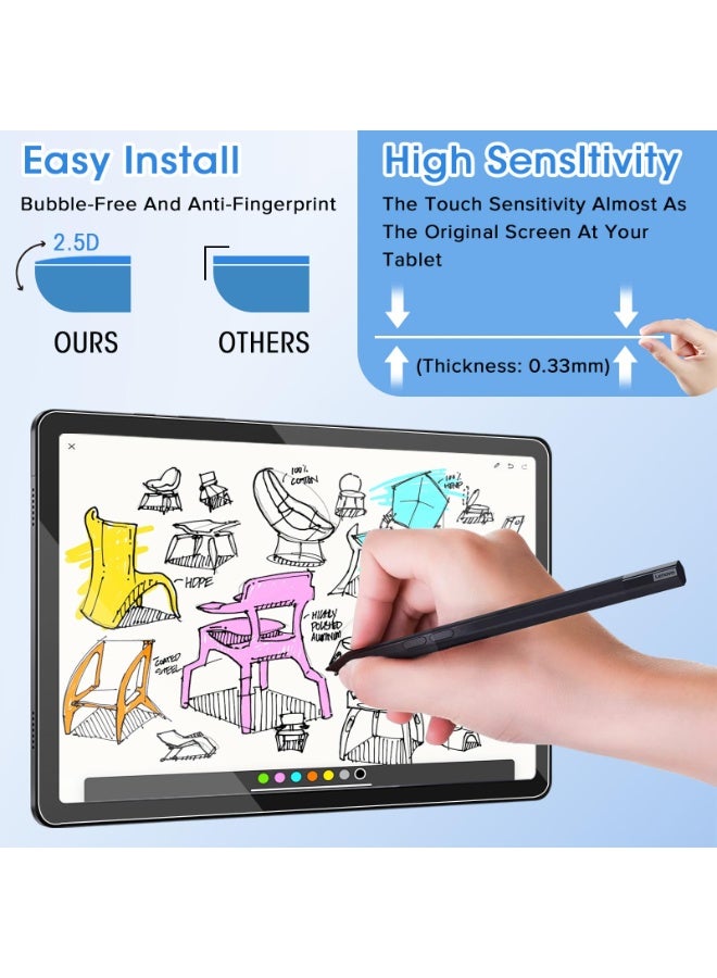 ناكسي فلاي 2 حزمة واقي شاشة لهاتف Galaxy Tab A9 8.7 بوصة 2023 ، زجاج صلابة 9H متوافق مع واقيات Galaxy Tab A9 مقاس 8.7 بوصة ، HD Clear ، حساس للمس مضاد للخدش (SM-X110 / X115 / X117) - Image 5