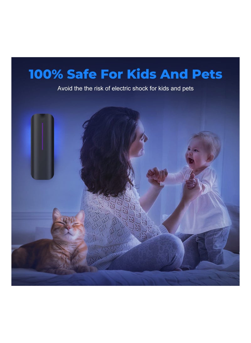 SOLARAE Mosquito Killer, UV Bug Zapper for Indoor, Plug in Mosquito Killer Trap Zapper, Electric Bug Zapper, Electric Mosquito Zapper, Powerful Insect Killer, Flying Insect Trap, for Inside Home Office - Image 4