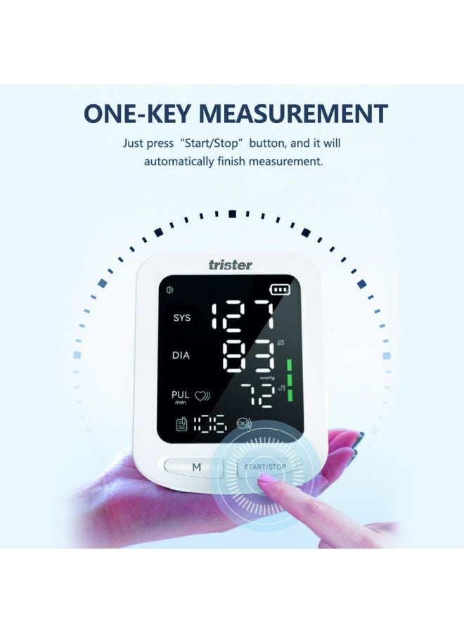 trister Renewed - Digital Blood Pressure Monitor TS-300BP with Universal Cuff and Large Display - Image 5
