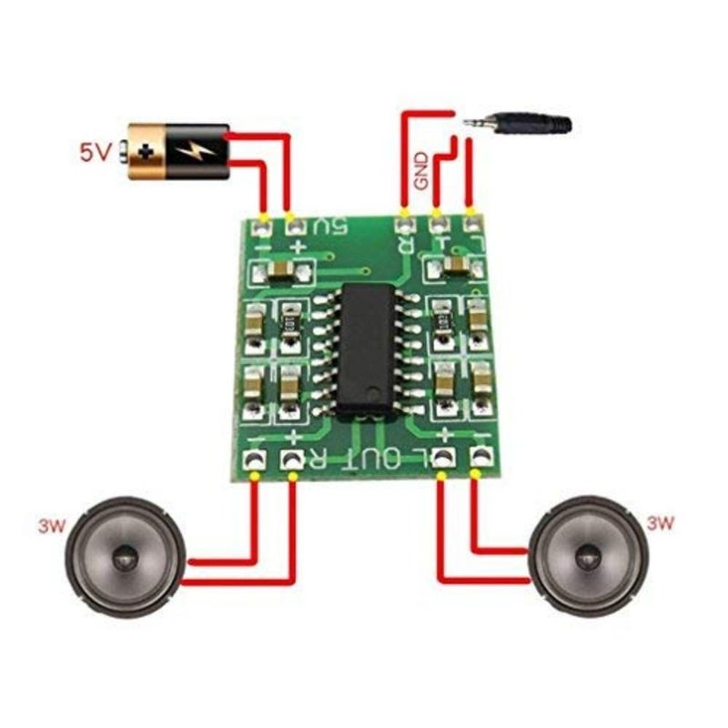 5pcs PAM8403 2x3W Digital Power Amplifier Module Class D 2.5-5V - Image 5