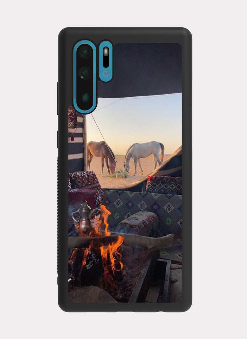 بكسلات كفر هواوي بي 30 برو بيت شعر و خيل برتقالي - Image 1