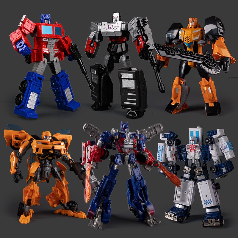 Star steel deformation toy Optimus King Kong wasp column alloy robot model hand ornaments children boys wholesale(Megatron Warrior) - Image 2