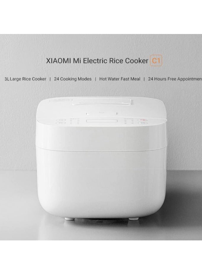 Smart Multifunctional Rice Cooker | 1L Rice Capacity | 3L Water Capacity | Mi Home App control | 3 L 675 W MFB120A-1 | BHR7925UK White  - Image 2