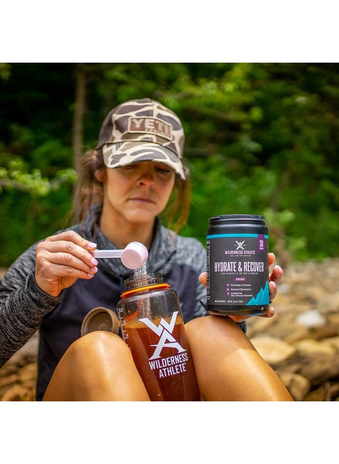 Wilderness Athlete - - Hydrate & Recover | Liquid Hydration Powder Electrolyte Drink Mix - Recover Faster With Bcaas - Hydrate Powder With 1000Mg Of Vitamin C - 30 Serving Tub (Arizona Peach) - Image 1