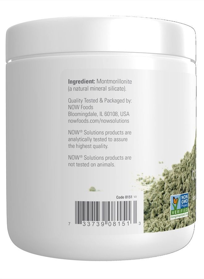 now Solutions, European Clay Powder, Pure Powder for a Detox Facial Cleansing Mask, 14-Ounce - Image 3