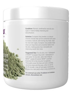 now Solutions, European Clay Powder, Pure Powder for a Detox Facial Cleansing Mask, 14-Ounce  - Image 2