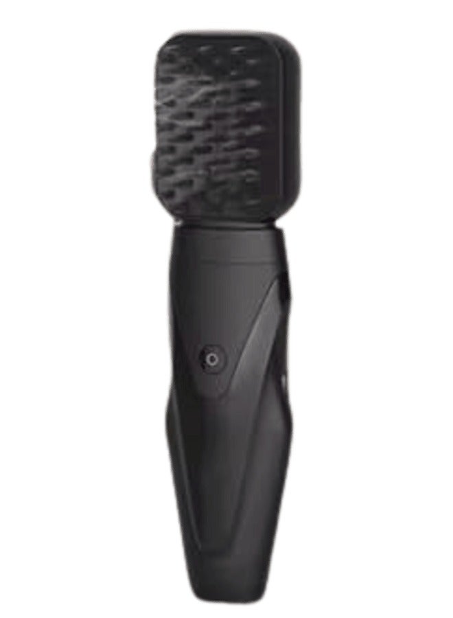 2024 New Smart 2 in 1 Rechargeable Handheld Hair Incense Burner with Comb Black - Image 1