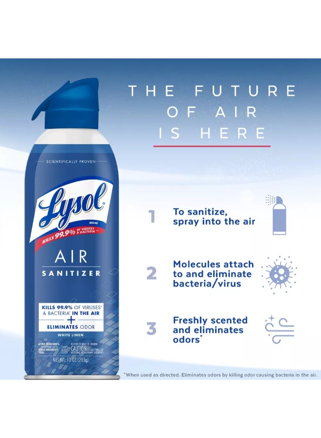 ليزول بخاخ معقم للهواء مزيل للروائح برائحة الكتان الأبيض 10 أونصة 4133575 - Image 5