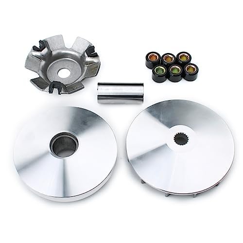 Glixal GY6 125cc 150cc Variator Kit, Front Clutch Drive Pulley with 13g Roller Weights for 152QMI 157QMJ Scooter Moped ATV Go-Kart UTV - Image 3