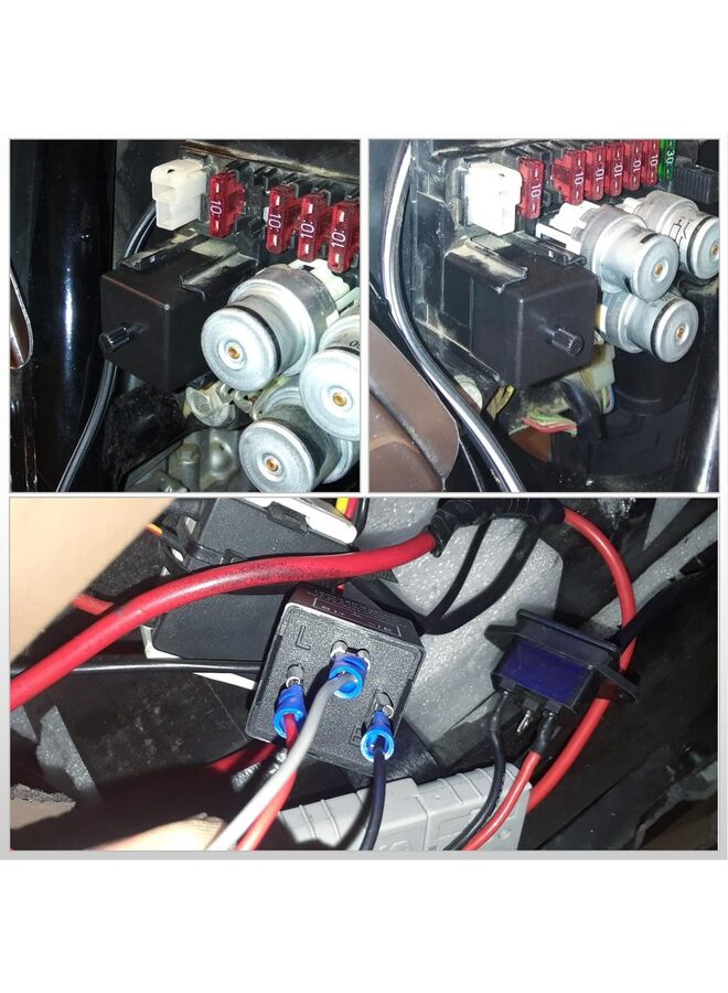 4 قطع من مرحل الوميض الإلكتروني القابل للتعديل ثلاثي السنون 12 فولت 150 وات لإصلاح إشارة الانعطاف في السيارة وتحذير الخطر والوميض المفرط أو عدم وجود وميض لمصابيح LED والهالوجين - Image 3