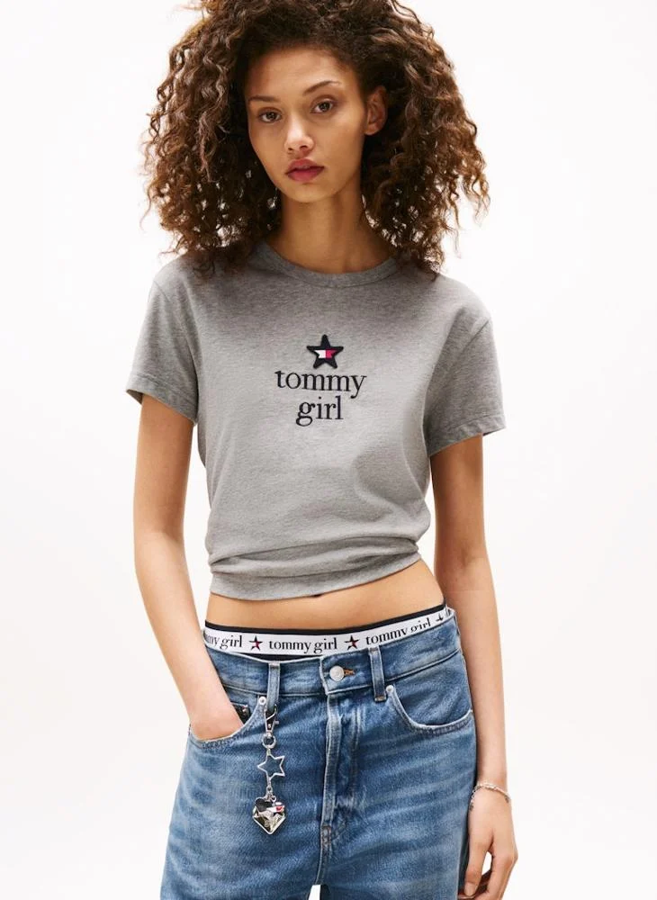 تومي جينز Graphic Crew Neck T-shirt