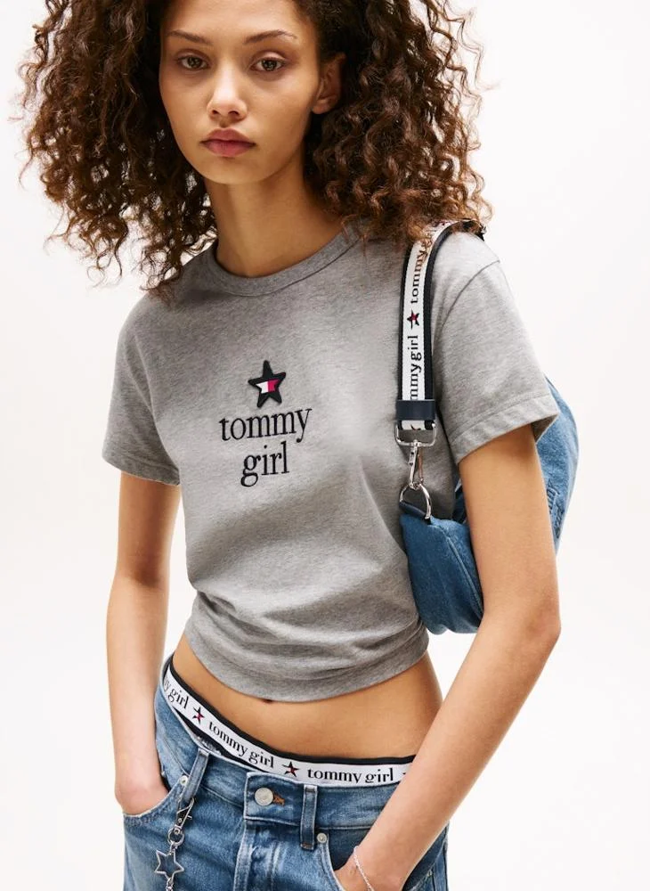 تومي جينز Graphic Crew Neck T-shirt