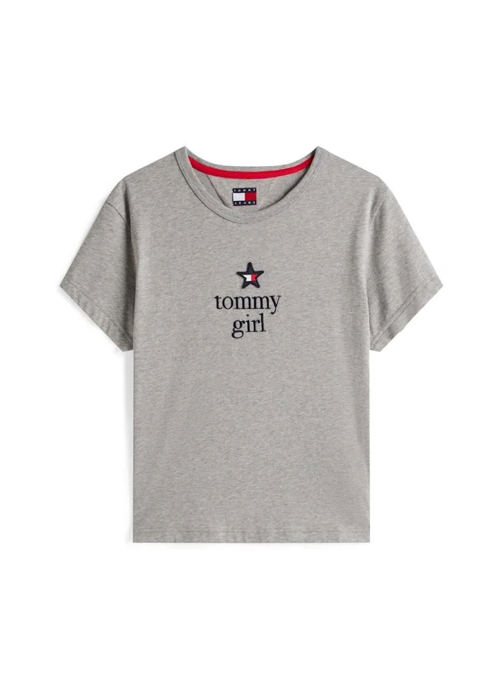 TOMMY JEANS Tommy Girl Graphic Crew Neck T-shirt