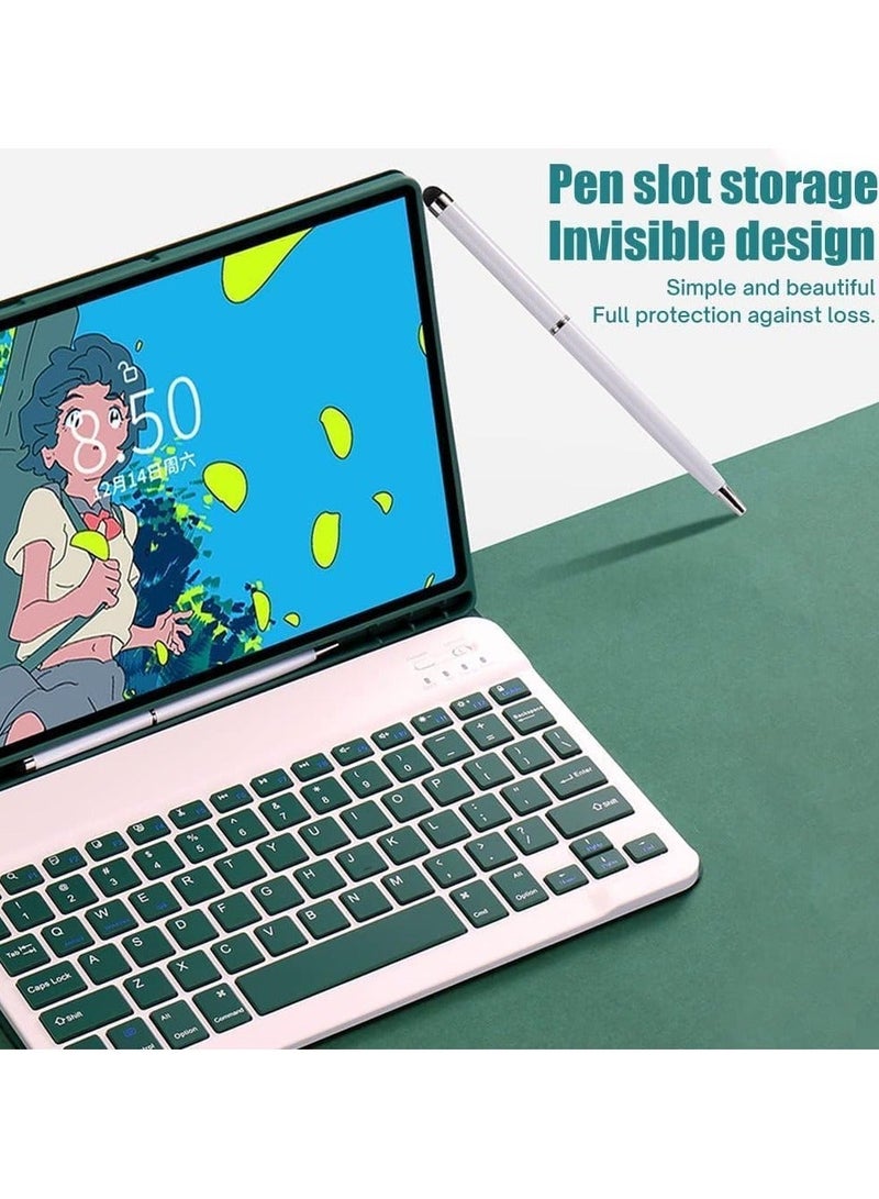 Keyboard Case for Lenovo Tab M8 4th Generation 2023 with Keyboard and Bluetooth Mouse and Pen Holder for Lenovo Tab M8 4th Generation 8-inch - Image 3