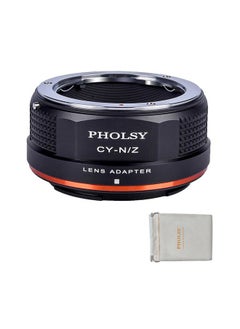 PHOLSY Lens Mount Adapter Manual Focus Compatible with Contax Yashica Mount Lens C/Y to Nikon Z Mount Camera Compatible with Nikon Z fc, Z30, Z9, Z8, Z6, Z7, Z5, Z50  - Image 1
