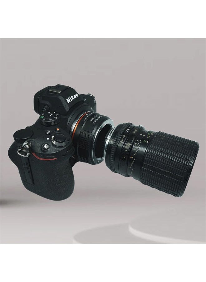 PHOLSY - Lens Mount Adapter Manual Focus Compatible with Contax Yashica Mount Lens C/Y to Nikon Z Mount Camera Compatible with Nikon Z fc, Z30, Z9, Z8, Z6, Z7, Z5, Z50 - Image 1