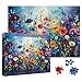 Larkipuzz Colorful Wildflower Pages Puzzles for Adults 1000 Pieces Beautiful Flower Plant Painting Jigsaw Puzzles Art Challenging Floral Puzzle - Image 2