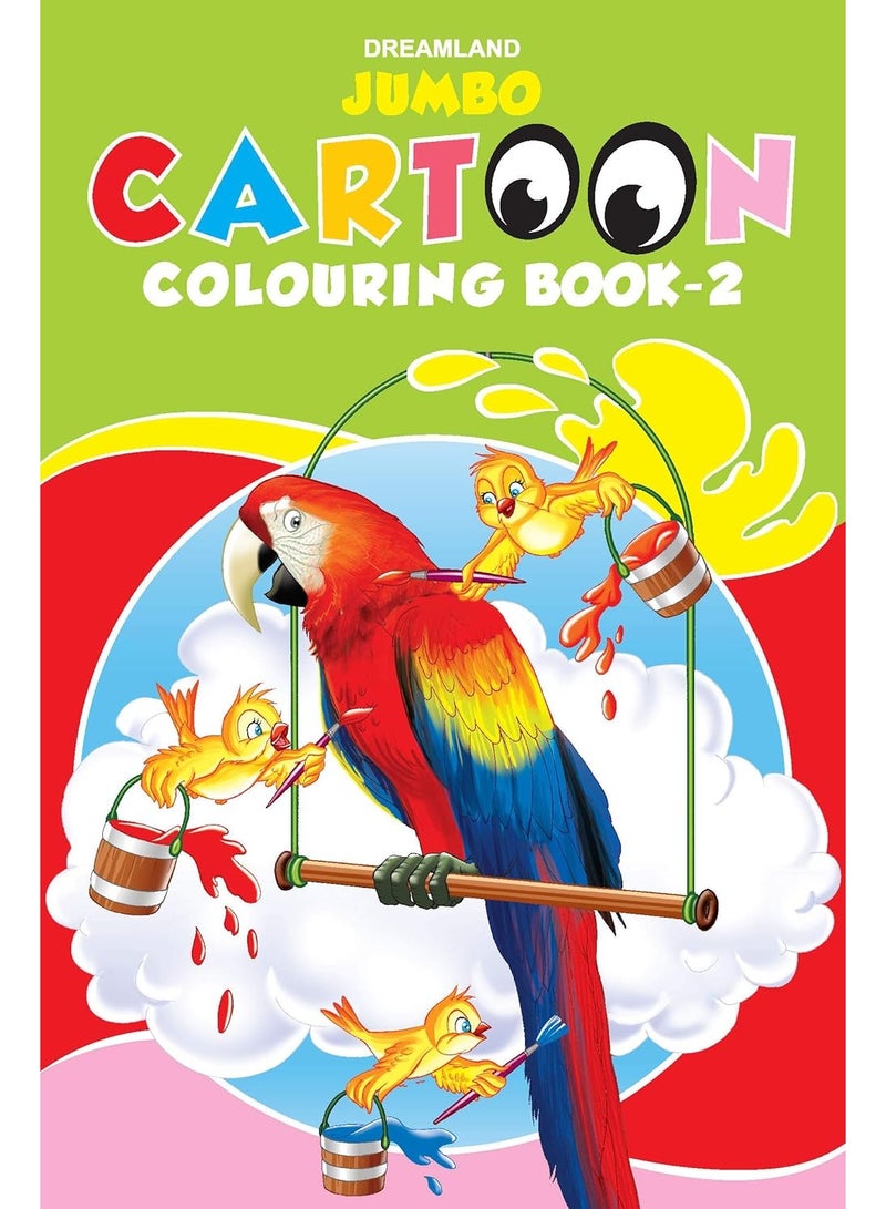 Dreamland Jumbo Cartoon Colouring Book - 29788184516944 - Image 1