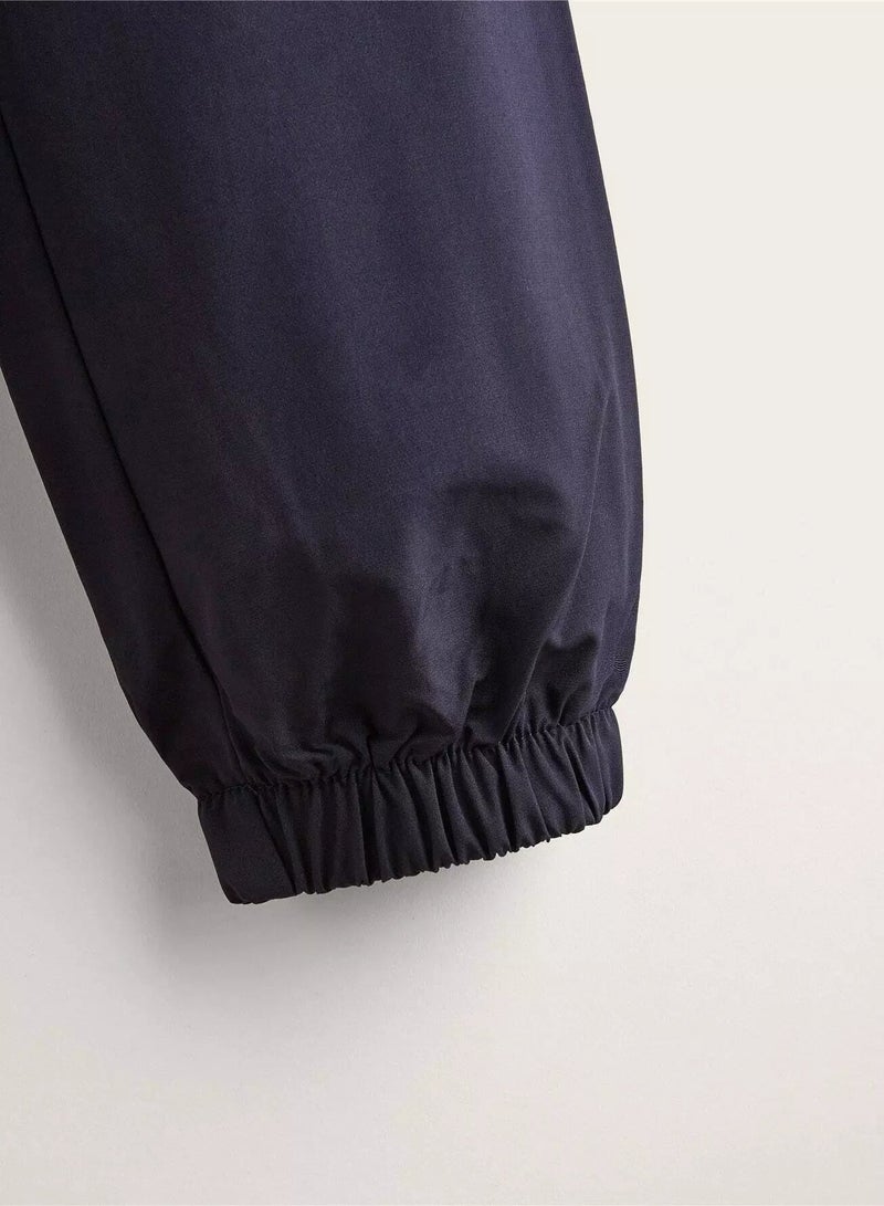 Boys Chain Detail Flap Pocket Buckle Tape Pants - Image 4