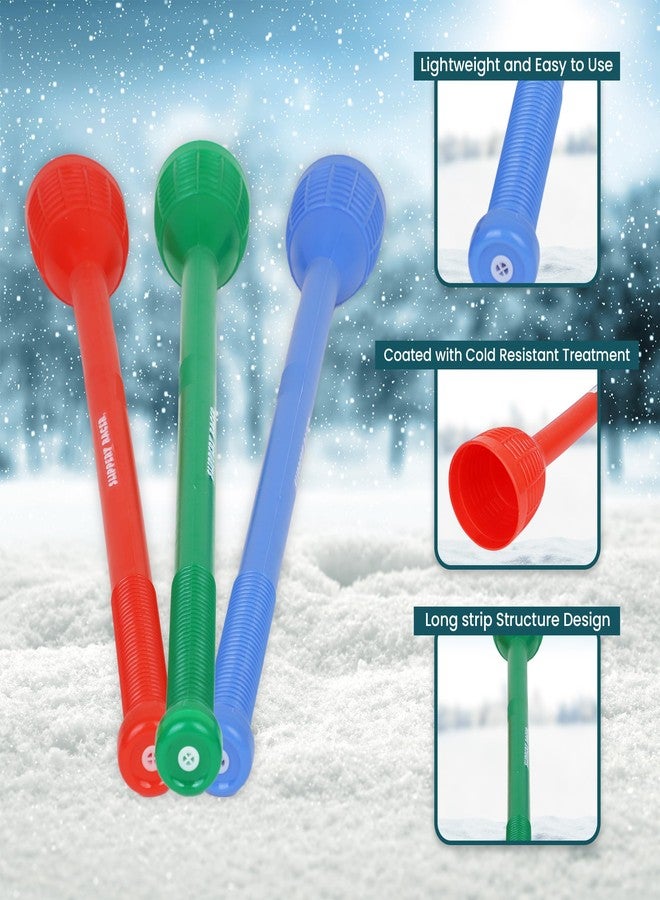 Slippery Racer Snowball Thrower Stick Set of 3-Red, Blue and Green - Image 4