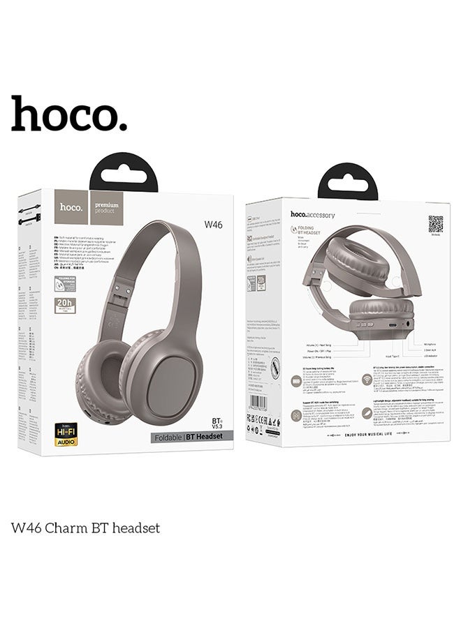 hoco. W46 Charm Folding BT Headset 20 hours Music Time - Image 5