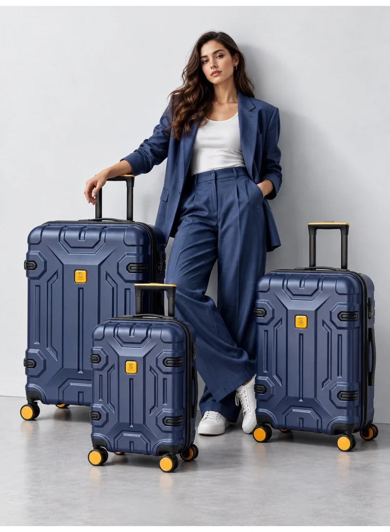 Waf 3 Piece Hard Shell Luggage Set 20/26/30 Inch – TSA Lock, 360° Spinner Wheels, Cabin, Medium & Large Travel Trolley Suitcases