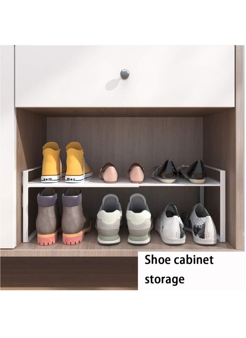 BestStore - Expandable Storage Rack Metal Shelf Storage Organizer for Cabinets and Countertops and Under Sink - Image 1