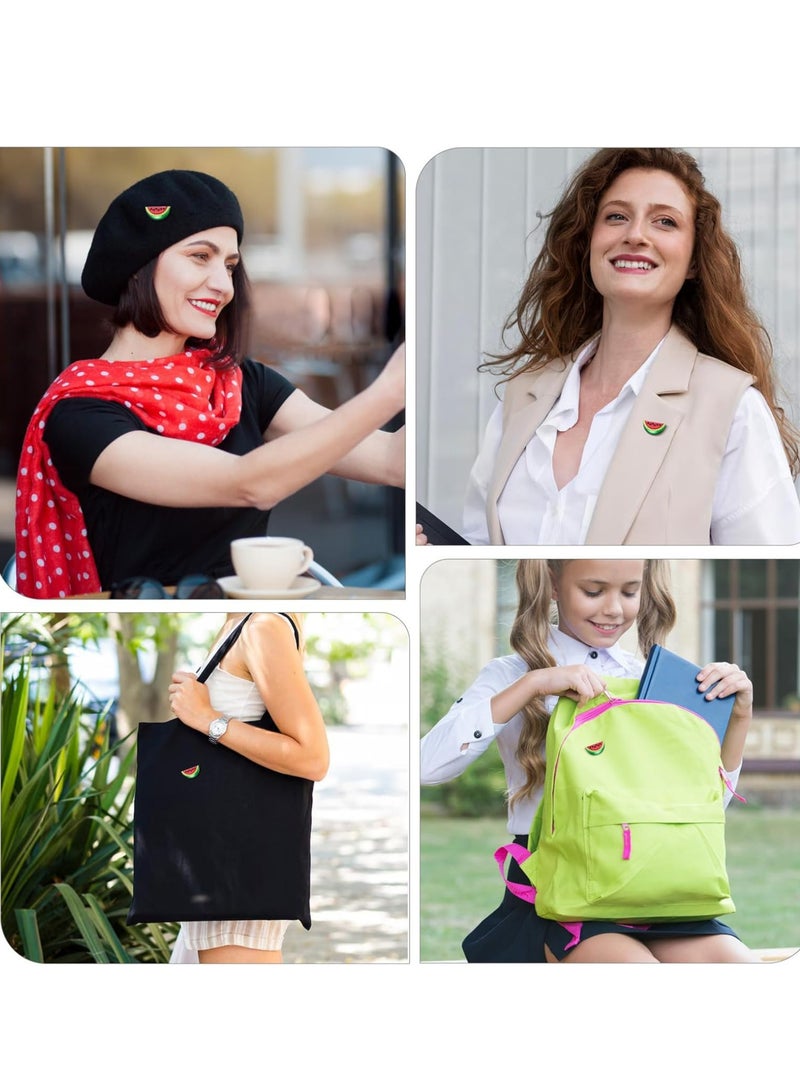 Oasisgalore 2 Pcs Watermelon l Brooch Pins - Metal, Cartoon Fruit Design for Clothing, Bags, Hats - Image 4