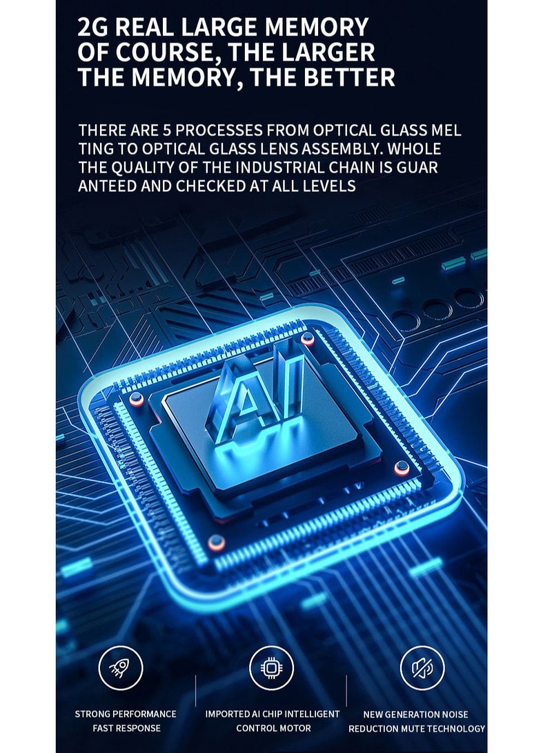 AL RAID Android 10.0 Projector with 5G WiFi and Bluetooth 6.0 Native 1080P Home Theatre Projector Home Projector Compatible with iOS/Android/HDMI/TV Stick - Image 2