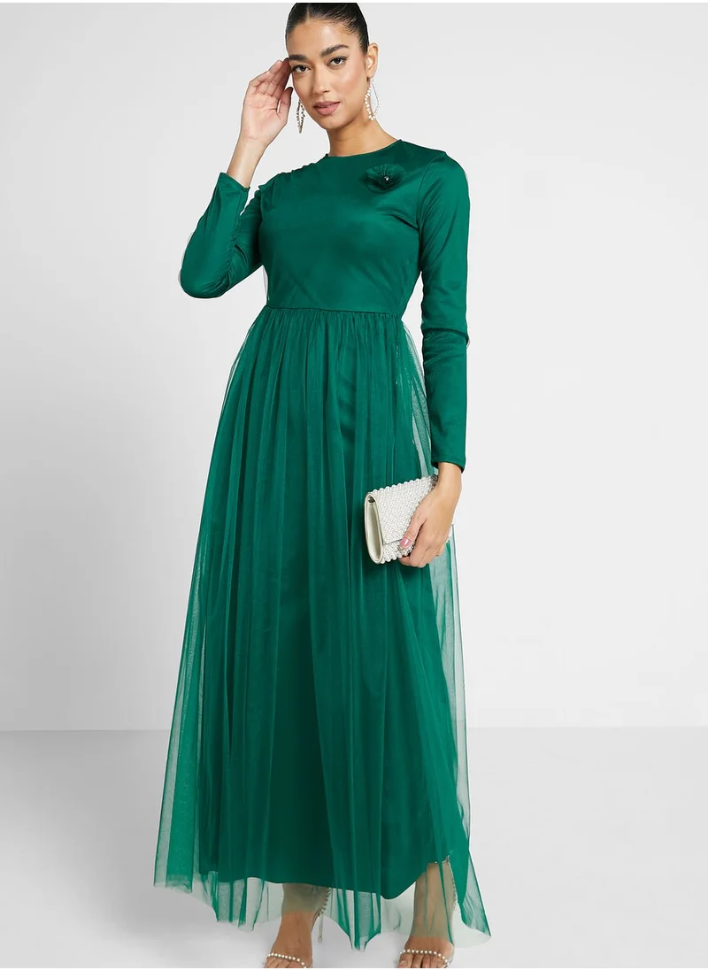 Khizana A-Line Tulle Dress