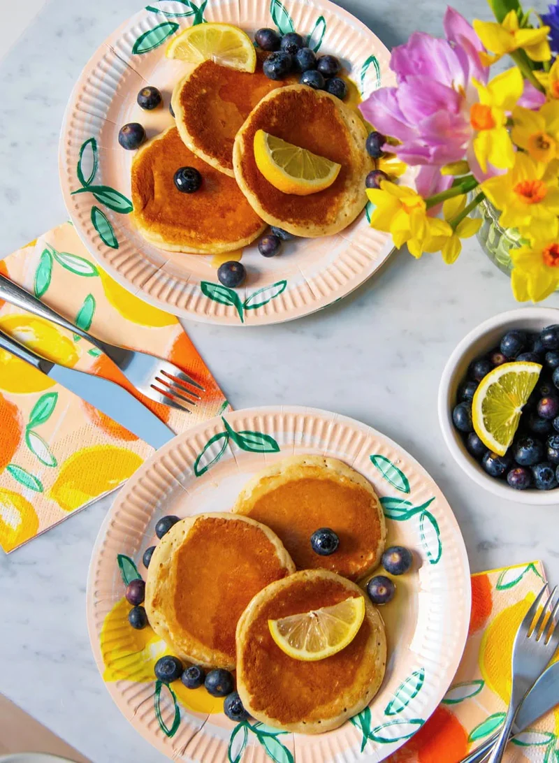 Talking Tables Citrus Fruit Recyclable Paper Plates - 12 pack