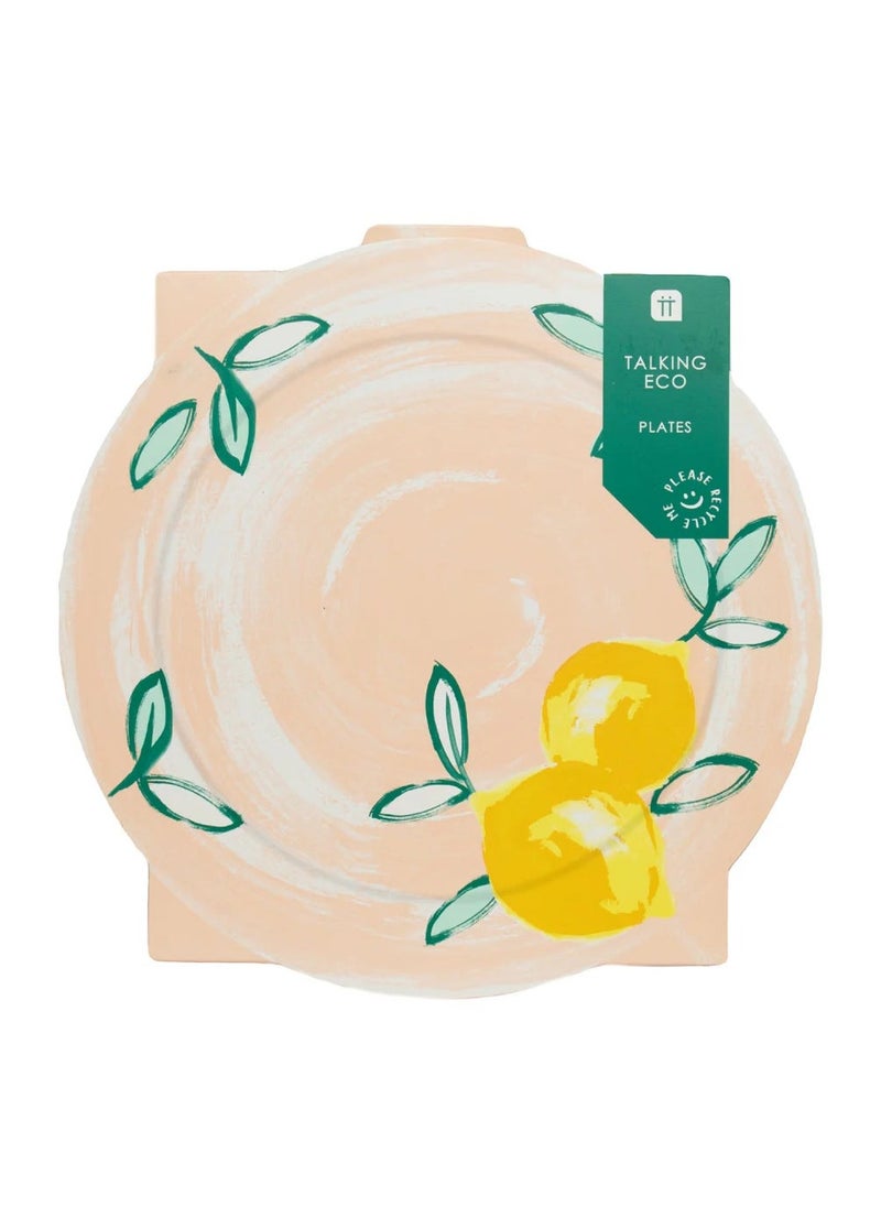 Talking Tables Citrus Fruit Recyclable Paper Plates - 12 pack  - Image 4