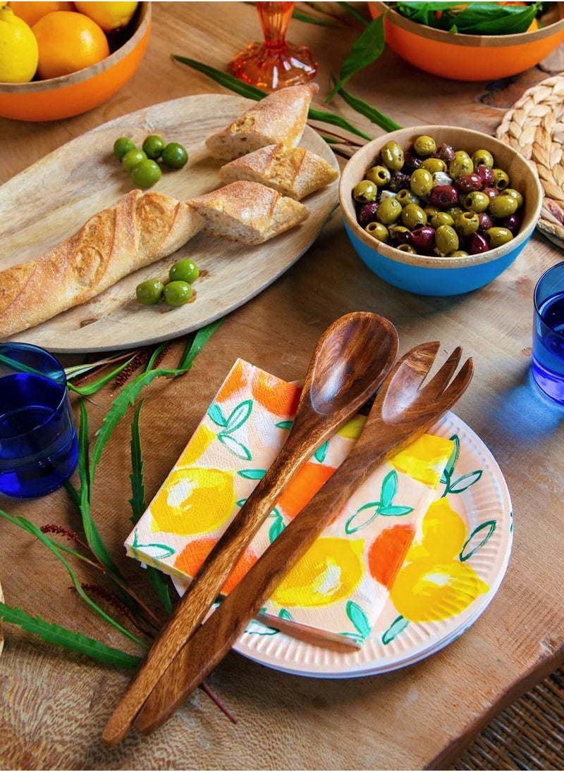 Talking Tables Citrus Fruit Recyclable Paper Plates - 12 pack  - Image 5