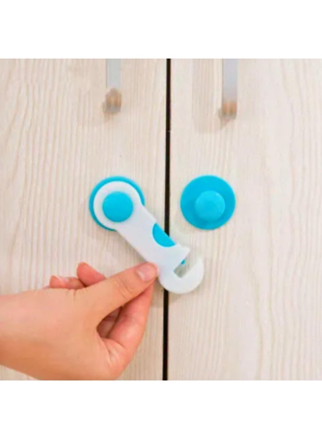 Multifunctional childproof door lock, suitable for doors, cabinets, drawers and refrigerators, easy to install and safe - 2-piece pack. - Image 3