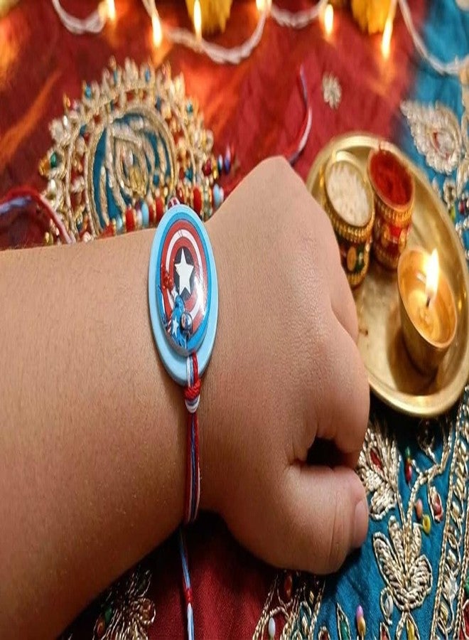 Koogly Kids Rakhi with Ludo Board Game Set,Theme, Beaded Bracelet, Multicolour - Image 4