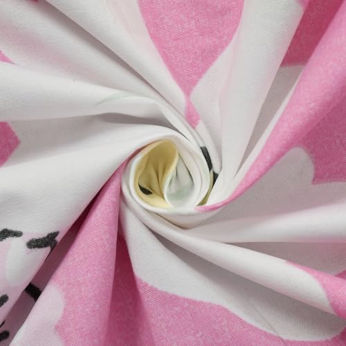 VOMZER 320 TC Cotton Feel All Around Elastic Fitted Bedsheets King Size, Premium Elastic Fitted King Size Bed Sheet for Double Bed with 2 Pillow Covers, Size- 78” x 72” (White Flower) - Image 4
